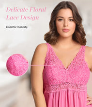 Load image into Gallery viewer, Exquisite Form® Sleeveless Long Nightgown – síður náttkjóll, Perfumed Rose