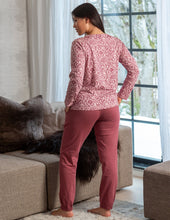 Load image into Gallery viewer, Folklore Cotton Pajamas – náttföt, Pink