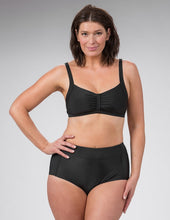 Load image into Gallery viewer, Black high waist bikini briefs with body control – bikiní buxur, Black