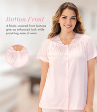 Load image into Gallery viewer, Exquisite Form® Short Sleeve Pajama – náttföt, Pink Champagne