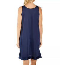 Load image into Gallery viewer, Exquisite Form® Short Gown – stuttur náttkjóll, Navy
