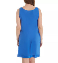 Load image into Gallery viewer, Exquisite Form® Short Gown – stuttur náttkjóll, Rocky Blue