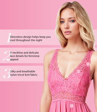 Load image into Gallery viewer, Exquisite Form® Sleeveless Long Nightgown – síður náttkjóll, Perfumed Rose