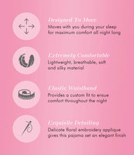 Load image into Gallery viewer, Exquisite Form® Short Sleeve Pajama – náttföt, Azure Mist