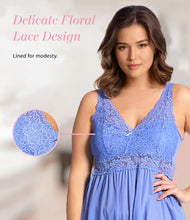 Load image into Gallery viewer, Exquisite Form® Sleeveless Long Nightgown – síður náttkjóll, Victory Violet