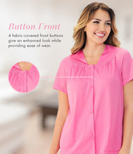 Load image into Gallery viewer, Exquisite Form® Short Sleeve Pajama – náttföt, Perfumed Rose