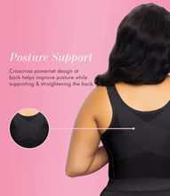 Load image into Gallery viewer, Fully® Front Close Wirefree Longline Posture Bra with Lace – brjóstahaldari, Black