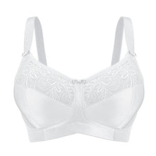 Load image into Gallery viewer, Exquisite Form Fully® Soft Cup Bra with Embroidered Mesh – brjóstahaldari, White