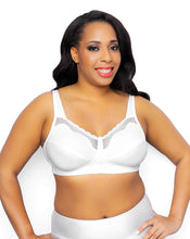 Load image into Gallery viewer, Fully® Cotton Soft Cup Wirefree Bra With Lace – brjóstahaldari, White