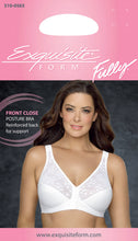 Load image into Gallery viewer, Fully® Front Close Wirefree Posture Bra with Lace – brjóstahaldari, White