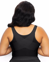 Load image into Gallery viewer, Fully® Front Close Wirefree Longline Posture Bra with Lace – brjóstahaldari, Black