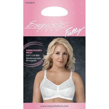 Load image into Gallery viewer, Exquisite Form Fully® Soft Cup Bra with Embroidered Mesh – brjóstahaldari, White