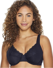Load image into Gallery viewer, Vanity Fair® Flattering Lace Full Figure Underwire Minimizer Bra – brjóstahaldari, Midnight Black
