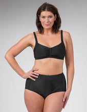 Load image into Gallery viewer, Black high waist bikini briefs with body control – bikiní buxur, Black