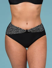 Load image into Gallery viewer, Patterned bikini briefs in black/white – bikiní buxur, Black/White