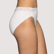 Load image into Gallery viewer, Flattering Lace® Hi Cut – nærbuxur, Star White