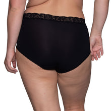 Load image into Gallery viewer, Flattering Lace® Brief – nærbuxur, Midnight Black