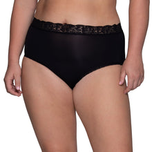 Load image into Gallery viewer, Flattering Lace® Brief – nærbuxur, Midnight Black