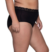 Load image into Gallery viewer, Flattering Lace® Brief – nærbuxur, Midnight Black